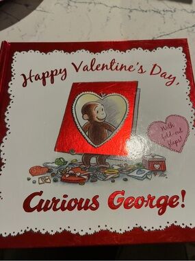 Happy Valentine's Day Board Book - Red